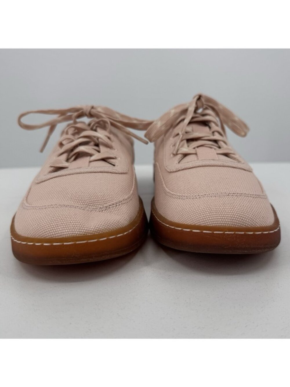 Everlane Tread Bare Sneaker size 13 Women's in Pink Canvas Classic Lace-up Shoes - Picture 5 of 8